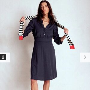 BODEN Orla Short Jersey Shirt Dress